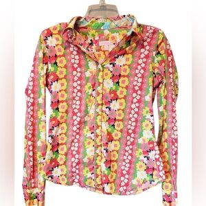 Lilly Pulitzer Multicolor Floral Shirt
